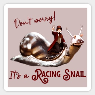 Racing Snail Sticker